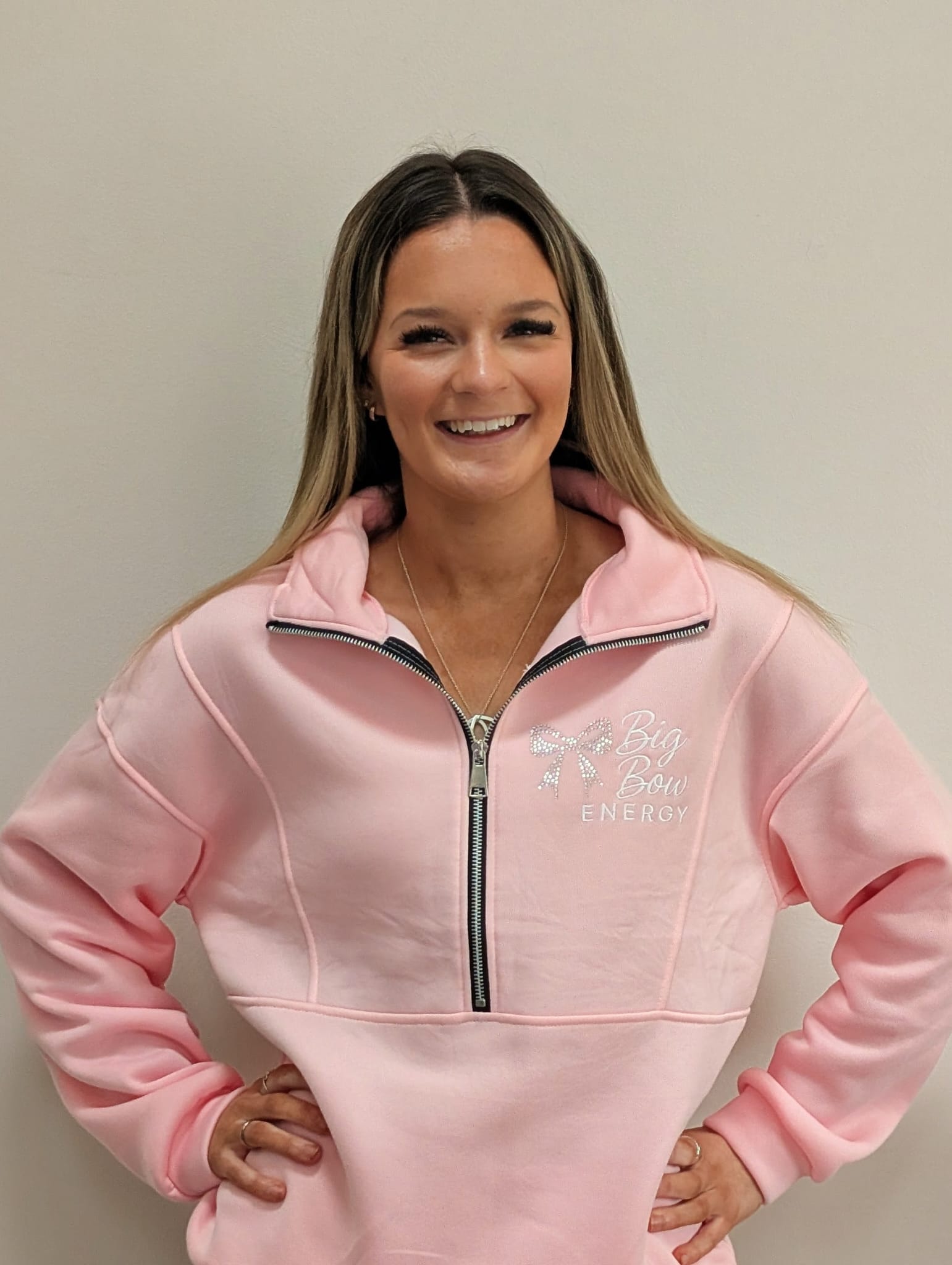 Big Bow Energy Rhinestone Tracksuit Set