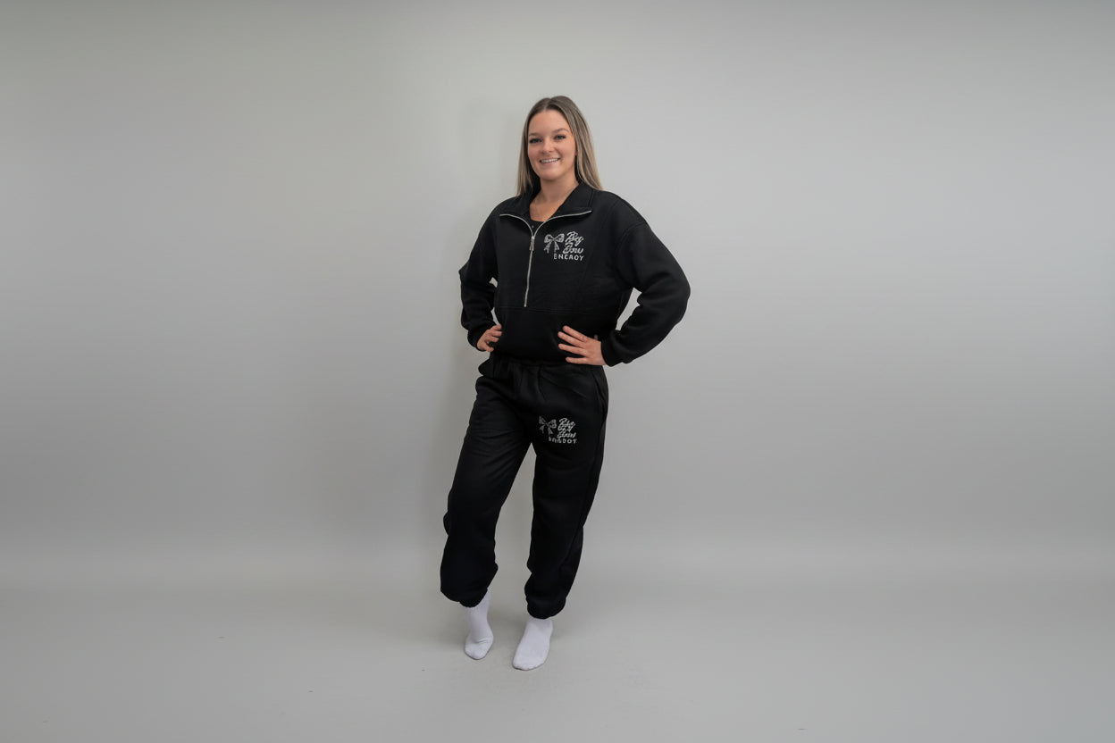 Big Bow Energy Rhinestone Tracksuit Set