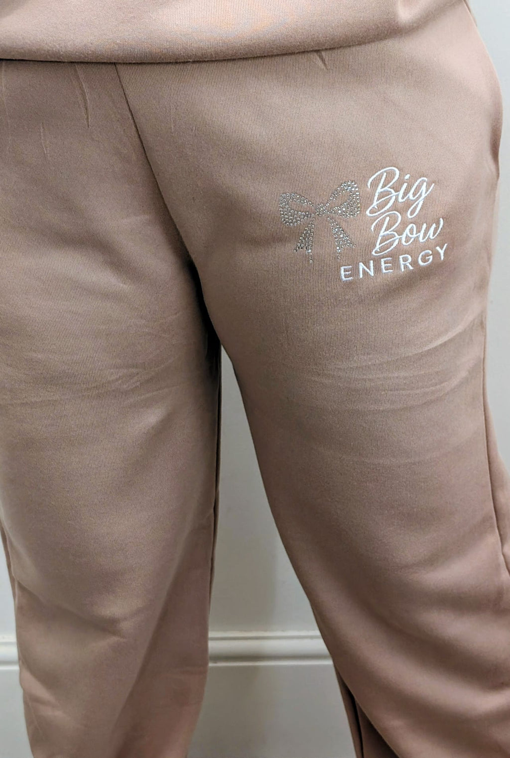 Big Bow Energy Rhinestone Tracksuit Set