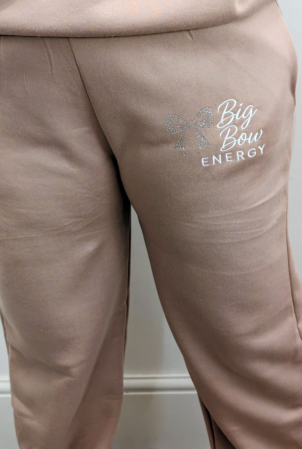 Big Bow Energy Rhinestone Tracksuit Set