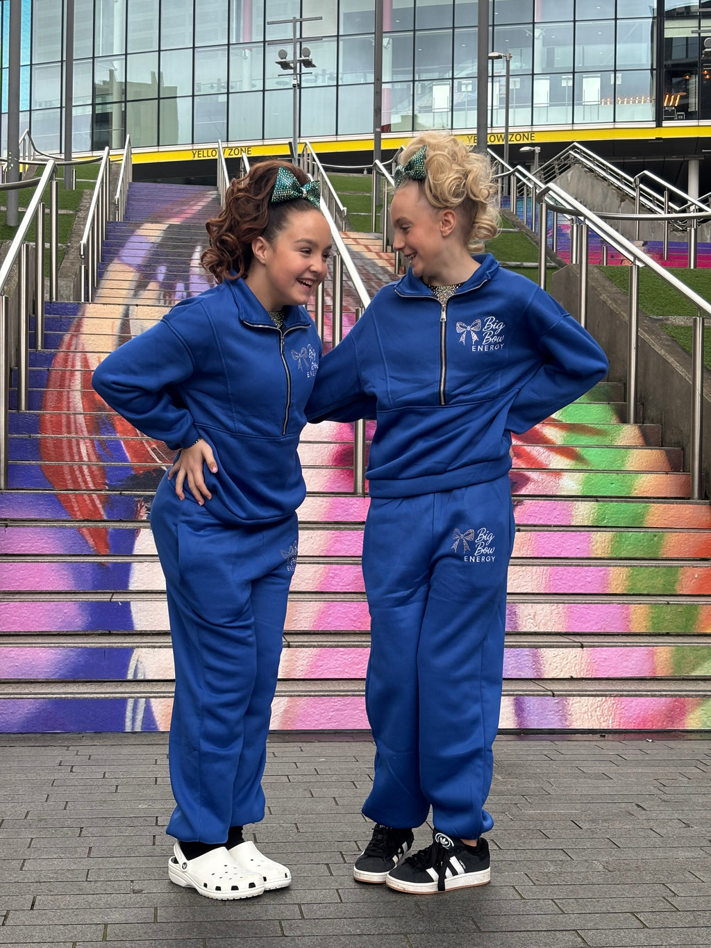 Big Bow Energy Rhinestone Tracksuit Set