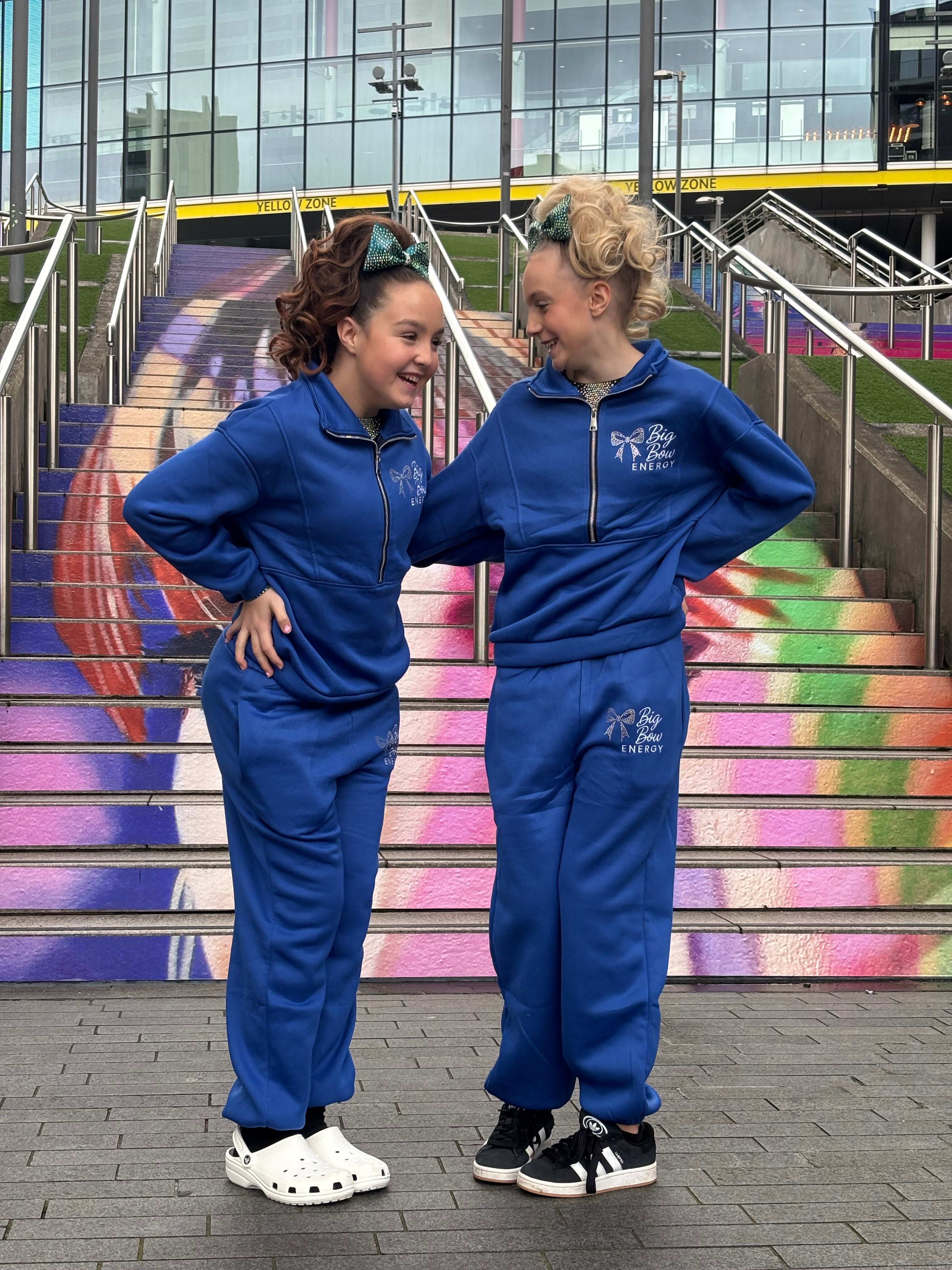 Big Bow Energy Rhinestone Tracksuit Set