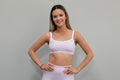 Big Bow Energy Activewear Set — Baby Pink