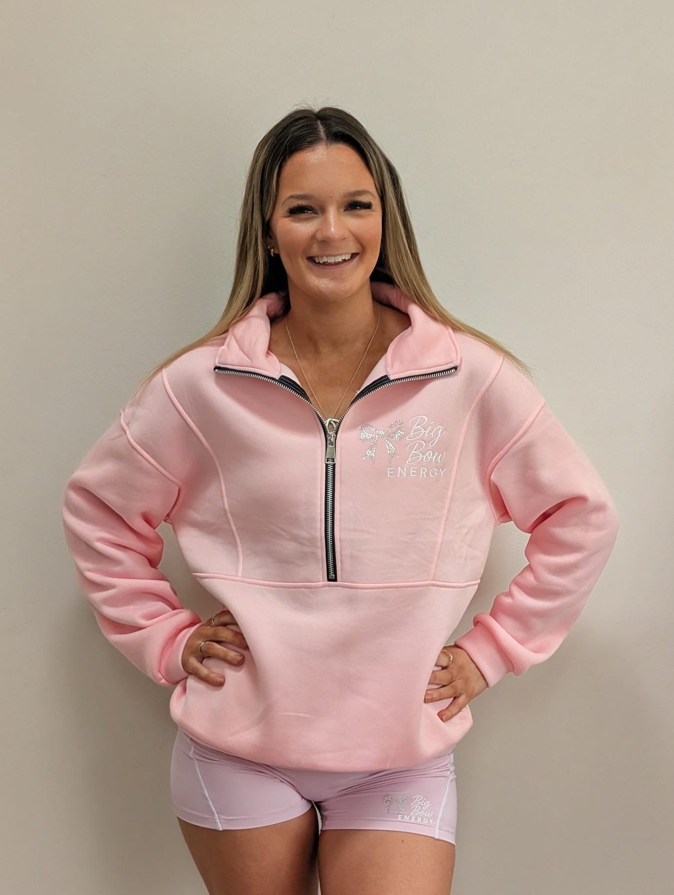 Big Bow Energy Rhinestone Tracksuit Set